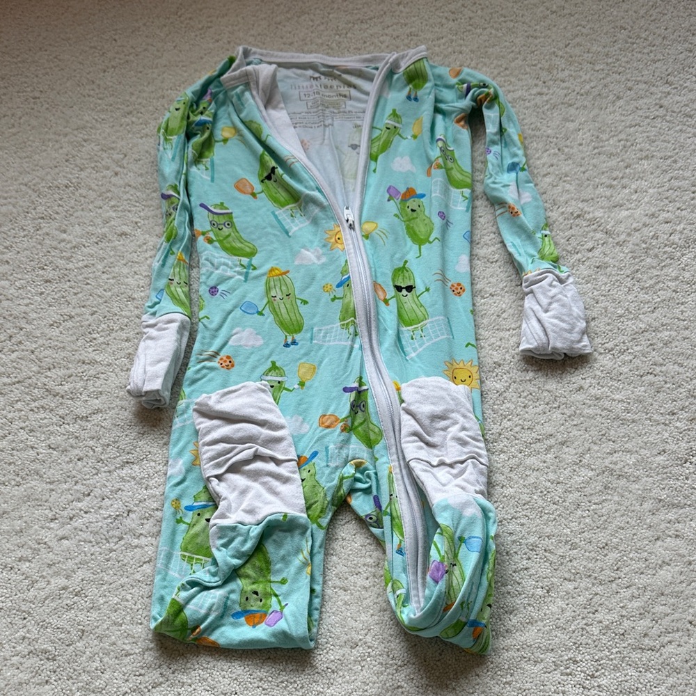 Little Sleepies Pickle Power 12-18mo Zippy